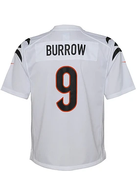 Joe Burrow Cincinnati Bengals Youth White Nike Game Alt Football Jersey