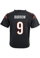 Joe Burrow Cincinnati Bengals Toddler Black Nike Game Football Jersey