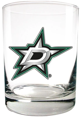 Dallas Stars 14oz Emblem Rock Glass - Green