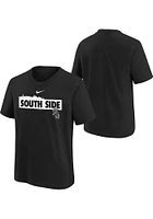 Nike Chicago White Sox Boys Black Refresh Nickname Skyline Short Sleeve T-Shirt