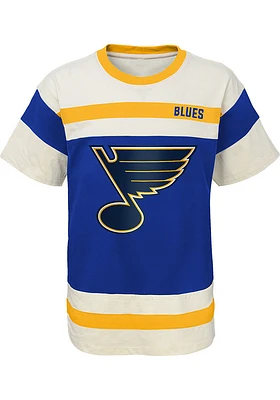 St Louis Blues Youth Blue Buzzer Beater Short Sleeve Fashion T-Shirt