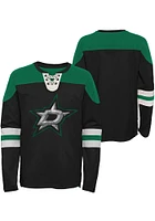 Dallas Stars Boys Black Goaltender Long Sleeve Crew Sweatshirt