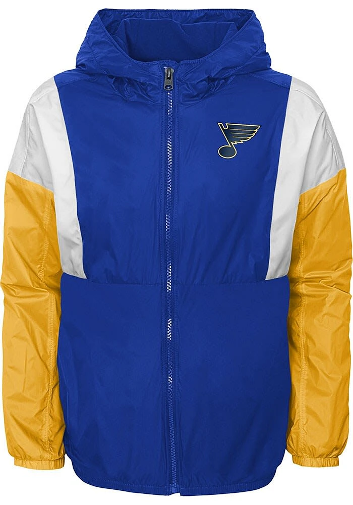 St Louis Blues Youth Blue Stadium Light Weight Jacket
