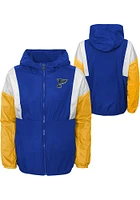 St Louis Blues Youth Blue Stadium Light Weight Jacket