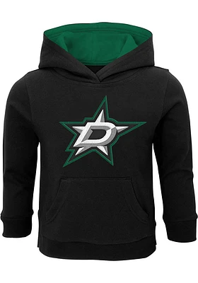 Dallas Stars Toddler Black Prime Long Sleeve Hooded Sweatshirt