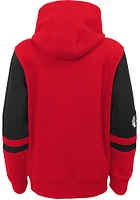Chicago Blackhawks Toddler Faceoff Long Sleeve Full Zip Sweatshirt - Red