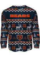 Chicago Bears Kids Navy Blue Ugly Sweater Loungewear PJ Set