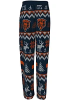 Chicago Bears Kids Navy Blue Ugly Sweater Loungewear PJ Set