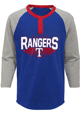 Texas Rangers Youth Blue Still the Best Long Sleeve Fashion T-Shirt