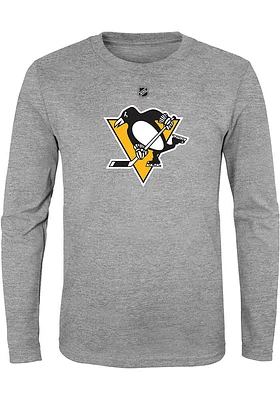 Pittsburgh Penguins Youth Primary Logo Long Sleeve T-Shirt