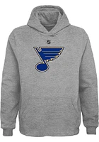St Louis Blues Boys Primary Logo Long Sleeve Hooded Sweatshirt