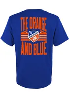 FC Cincinnati Youth Blue Slogan Back Short Sleeve T-Shirt