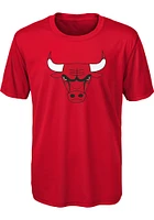 Chicago Bulls Youth Red Primary Logo Short Sleeve T-Shirt