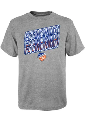 FC Cincinnati Youth Grey Venice Short Sleeve T-Shirt