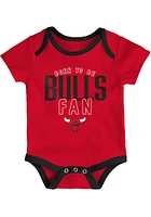 Chicago Bulls Baby Red Game Time One Piece