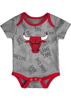 Chicago Bulls Baby Red Game Time One Piece