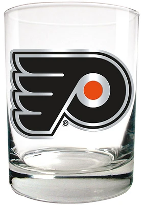 Philadelphia Flyers 14oz Emblem Rock Glass