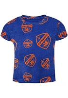 FC Cincinnati Infant Blue Chase Your Goals SS and Short Set Top Bottom
