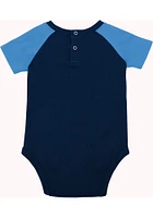 Philadelphia Union Baby Navy Blue Clever Goalie Short Sleeve One Piece