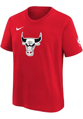 Nike Chicago Bulls Youth Red Mixtape Logo Short Sleeve T-Shirt