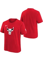 Nike Chicago Bulls Youth Red Mixtape Logo Short Sleeve T-Shirt