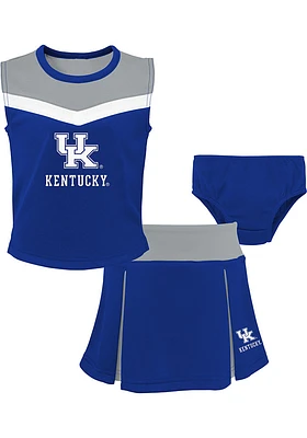 Kentucky Wildcats Girls Blue Spirit Cheer 2PC Set