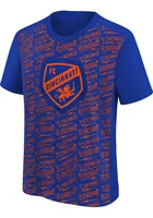 FC Cincinnati Youth Blue Exemplary Short Sleeve T-Shirt