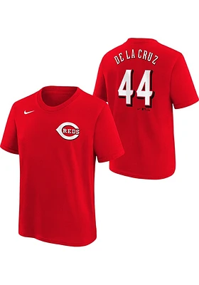 Elly De La Cruz Cincinnati Reds Youth Red Home NN Player Tee