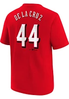 Elly De La Cruz Cincinnati Reds Youth Red Home NN Player Tee