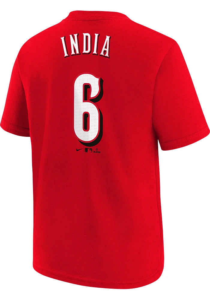 Jonathan India Cincinnati Reds Youth Red Home NN Player Tee