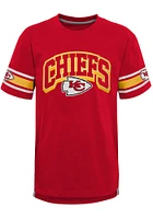 Kansas City Chiefs Youth Red Victorious Short Sleeve Fashion T-Shirt