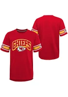 Kansas City Chiefs Youth Red Victorious Short Sleeve Fashion T-Shirt