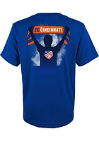 FC Cincinnati Youth Blue Hold It Up Short Sleeve T-Shirt
