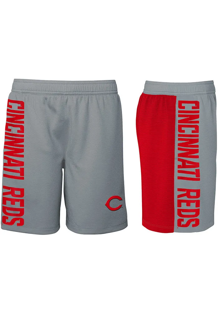 Cincinnati Reds Youth Grey Oh Yeah Shorts