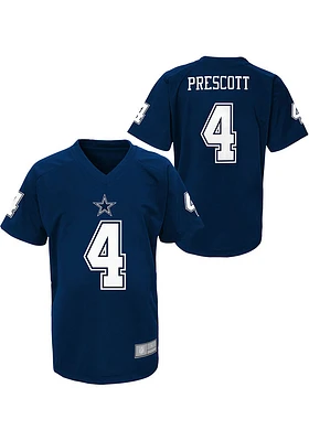 Dak Prescott Dallas Cowboys Youth Navy Blue NN Player Tee