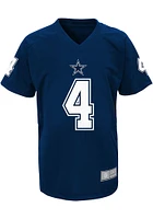 Dak Prescott Dallas Cowboys Youth Navy Blue NN Player Tee