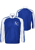Kansas City Royals Youth Blue Elevation Long Sleeve Quarter Zip Shirt