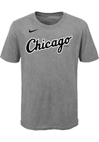 Yoan Moncada Chicago White Sox Youth Grey City Name and Number Player Tee
