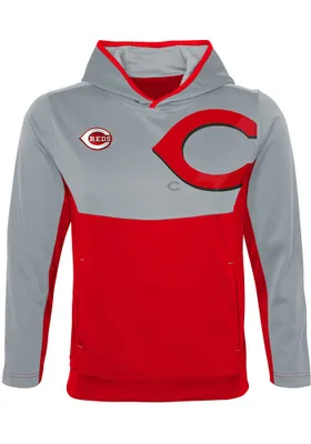 Cincinnati Reds Youth Red Promise Long Sleeve Hoodie