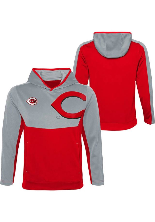 Cincinnati Reds Youth Red Promise Long Sleeve Hoodie