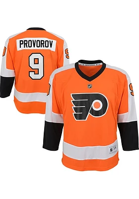 Ivan Provorov  Philadelphia Flyers Youth Orange Replica Home Hockey Jersey
