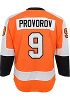 Ivan Provorov  Philadelphia Flyers Youth Orange Replica Home Hockey Jersey