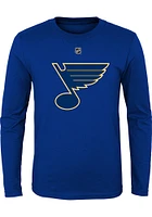 Ryan O'Reilly St Louis Blues Youth Blue Flat Name and Number Player Tee