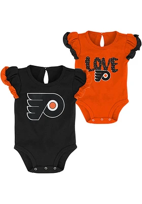 Philadelphia Flyers Baby Black Hockey Star Set One Piece