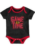 Chicago Blackhawks Baby Red Game Time Style One Piece