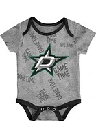 Dallas Stars Baby Black Game Time One Piece
