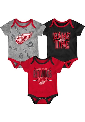 Detroit Red Wings Baby Game Time One Piece