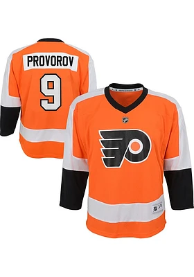 Ivan Provorov  Philadelphia Flyers Toddler Orange Replica Home Jersey Hockey Jersey