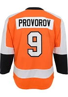Ivan Provorov  Philadelphia Flyers Toddler Orange Replica Home Jersey Hockey Jersey