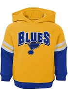St Louis Blues Toddler Gold Miracle On Ice Set Top and Bottom